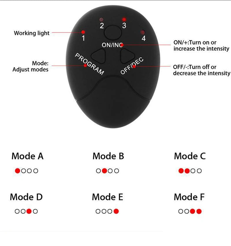 Muscle Stimulator Abdominal Exerciser Fitness Abs Stimulator EMS Slimming Machine Massager Electric Abdomen Trainer Machine