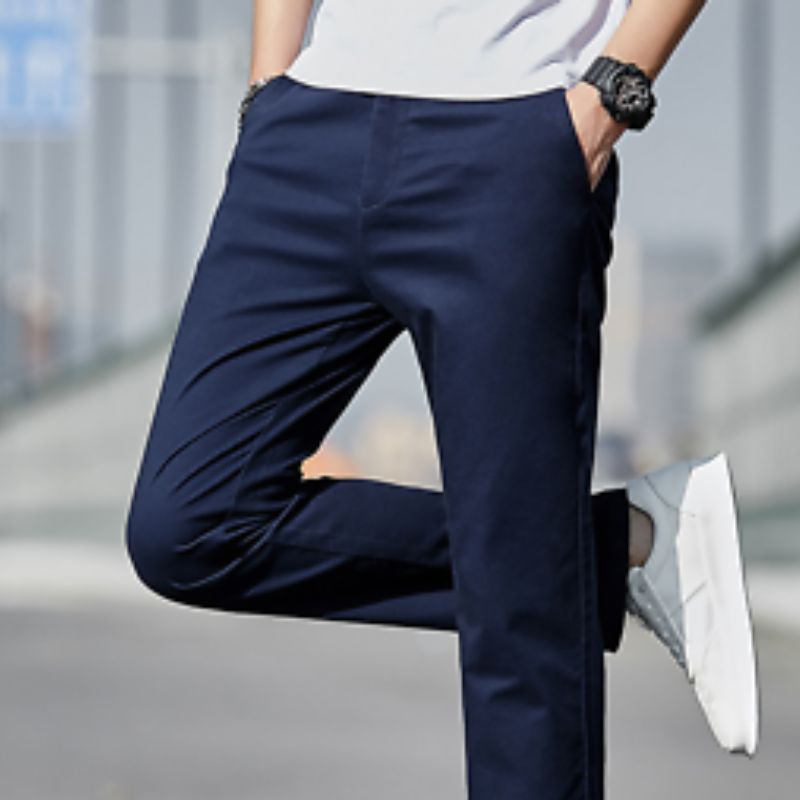 Mens Summer Casual Suit Pants