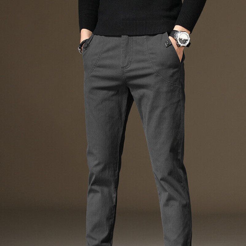 Mens Summer Casual Suit Pants