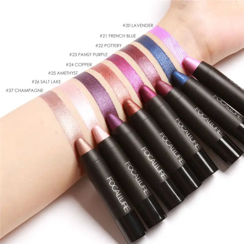 FOCALLURE 27 Colors Matte Lipstick Pencil High Crayons Gloss Long-lasting Waterproof Lip Balm Pen Lips Makeup Women Cosmetics