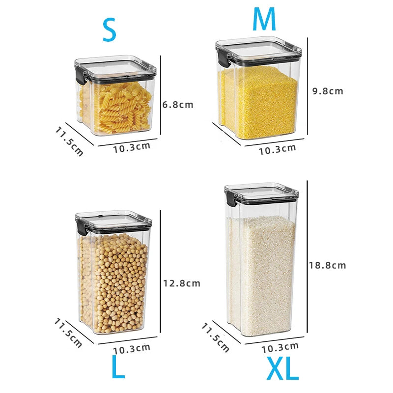 Clear Plastic Food Storage Container